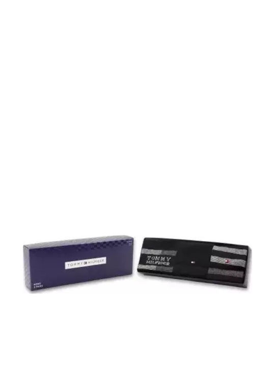 Tommy Hilfiger Ανδρικές Μονόχρωμες Κάλτσες Μαύρες 3Pack