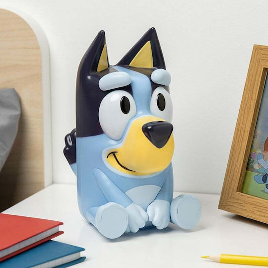 Kids Decorative Lamp Light Blue 18x16x18cm