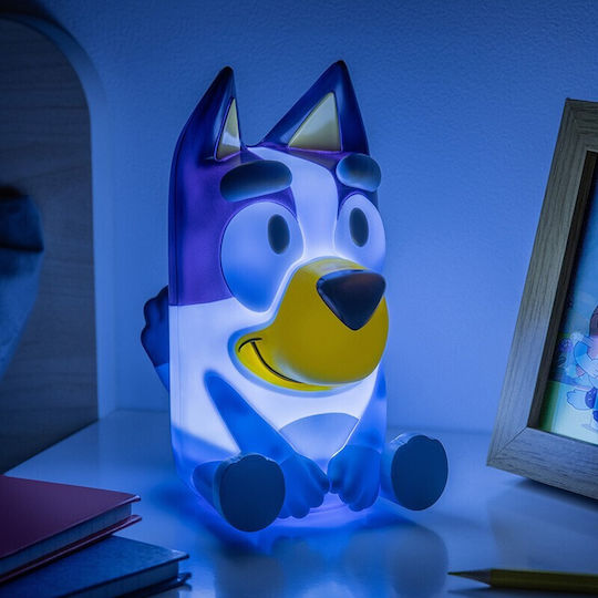Kids Decorative Lamp Light Blue 18x16x18cm