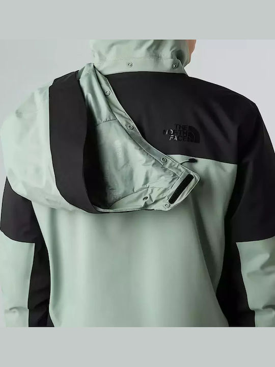 Winter Jacket Waterproof and Windproof Slate Moss/tnf Black