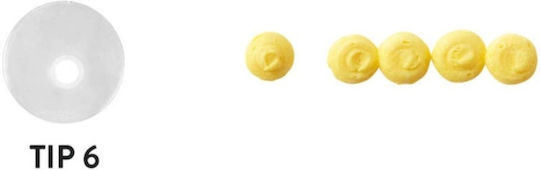 Round Decorating Tip Set #6 4 Pieces Wilton