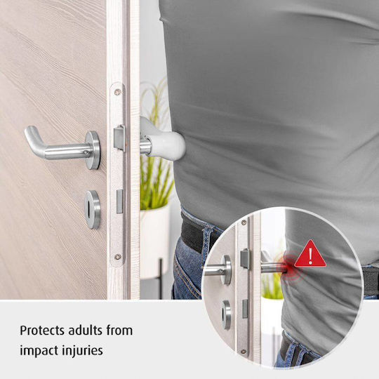 Reer Door Safety Lock made of Silicone in Gray Color 13εκ. 2pcs