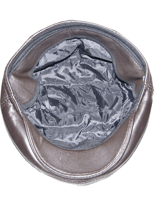 Ageridis Leather Herren-Schiebermütze Braun