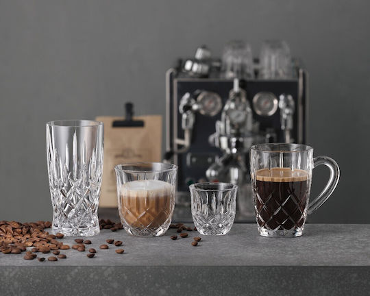 Nachtmann Noblesse Set Kristall Kaffee / Freddo Brillen 8 Stück
