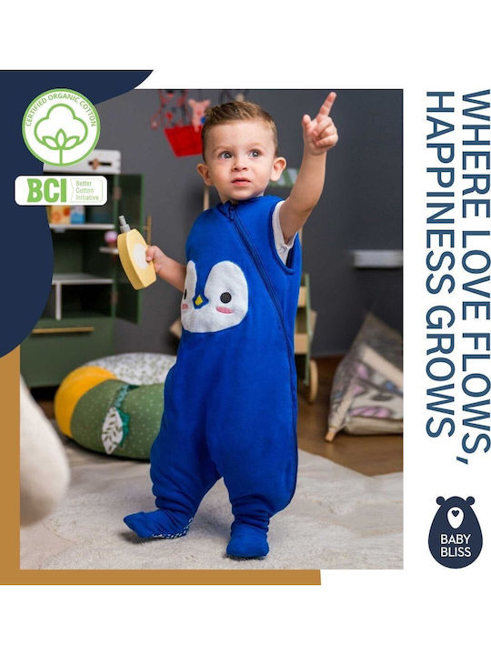 Baby Bliss Зима Спален чувал с крачета 2.5 Тог Penguin Blue