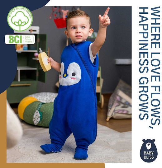 Baby Bliss Χειμερινός Υπνόσακος με Πόδια 2.5 tog Penguin Blue