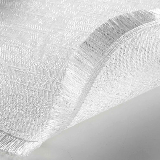 Douceur d'Intérieur Fabric Placemat Silver 38x38cm 1790633