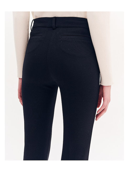 Women's Fabric Trousers Black