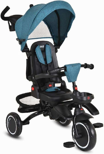 Byox Cruz Πτυσσόμενο με Χειρολαβή Γονέα για 1-6 Ετών Turquoise