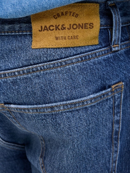 Men's Jeans Pants with Loose Fit Blue