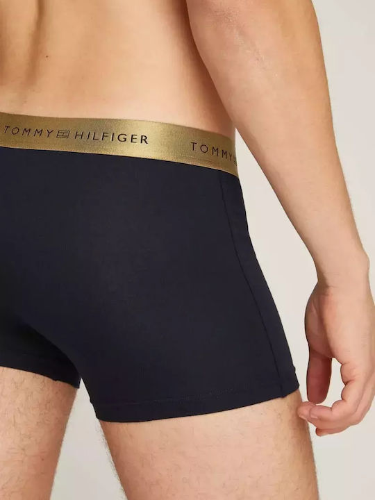 Herren Boxershorts Black, Gold 3Packung