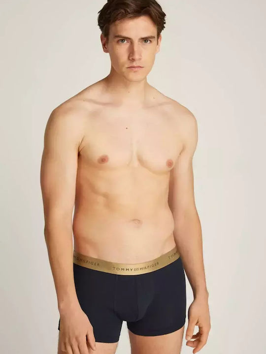 Herren Boxershorts Black, Gold 3Packung