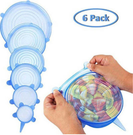 Lid made of Silicone 6pcs