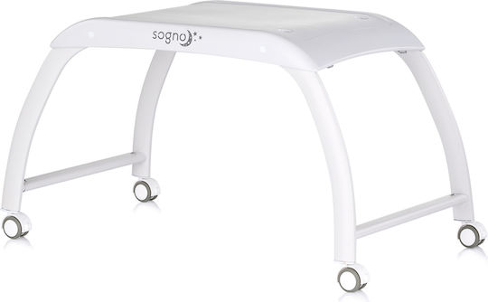 Chipolino Wiege mit Matratze und Rädern Gray