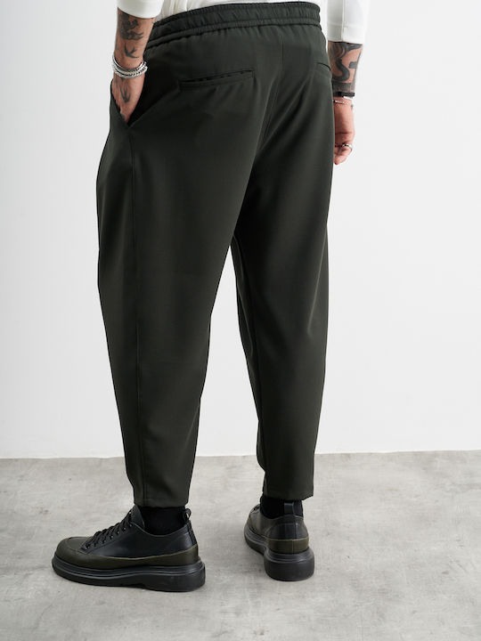 Trousers Elastic Khaki