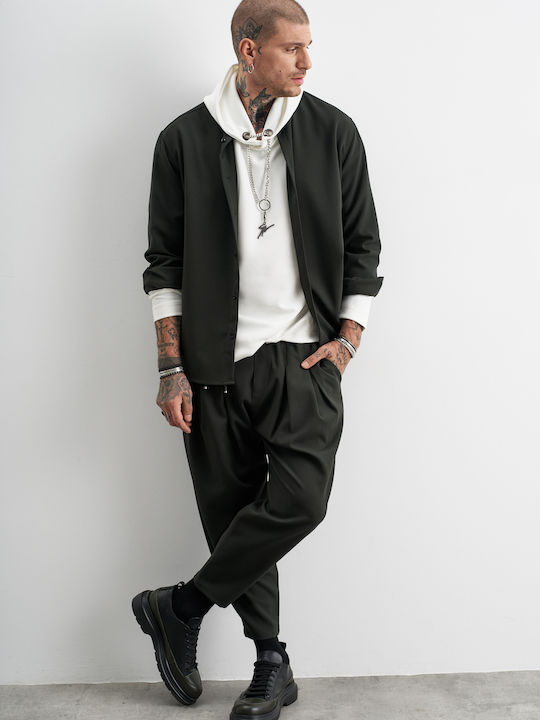 Trousers Elastic Khaki