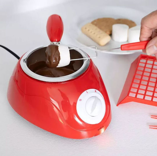 The Source Metallic Fondue Pot with Tea Light Brown 17x15.5x24cm