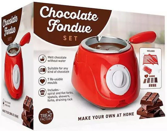 The Source Metallic Fondue Pot with Tea Light Brown 17x15.5x24cm