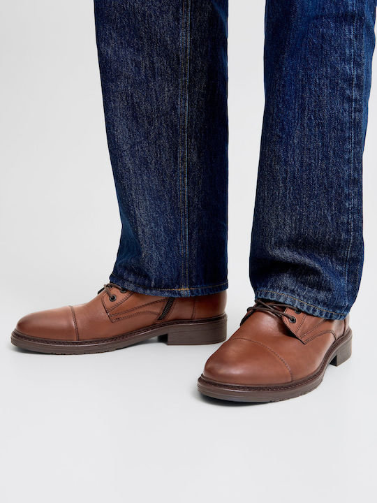 Leder Herrenstiefel Tabac Braun