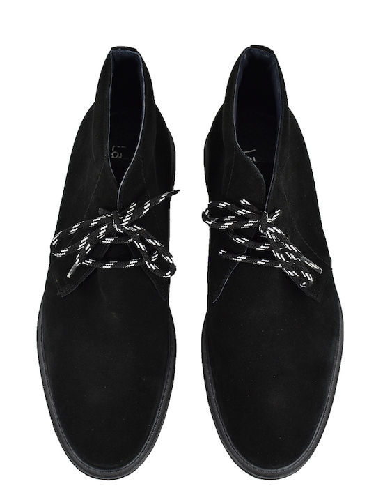 Wildleder Schwarz Herrenstiefel
