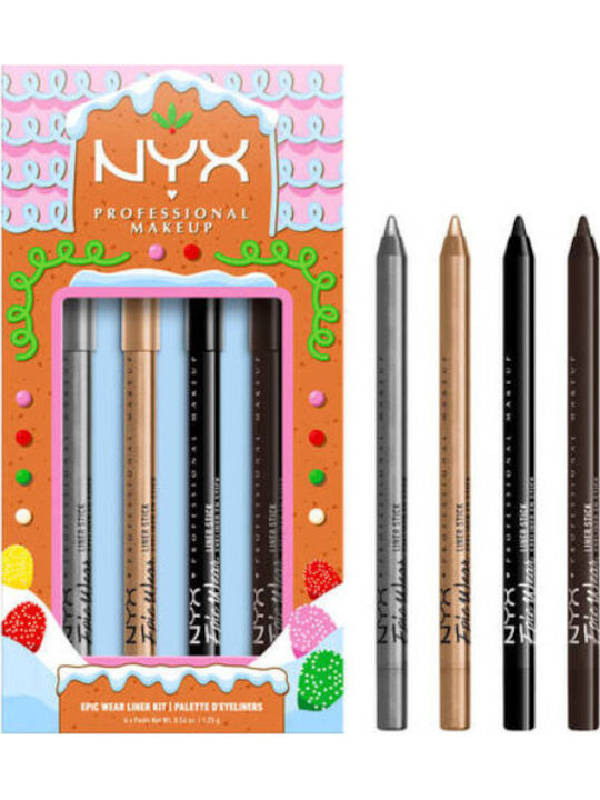 NYX Professional Makeup Gingerbaddie Land Epic Wear Make-up-Set 4Stück
