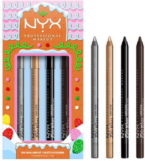 NYX Professional Makeup Gingerbaddie Land Epic Wear Make-up-Set 4Stück
