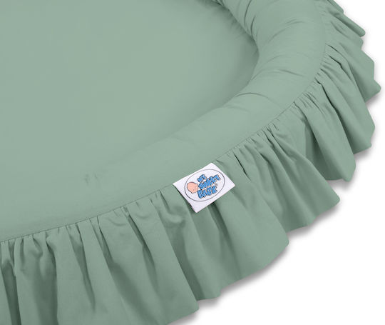 Socket Frill Sage Kids Throw Pillow