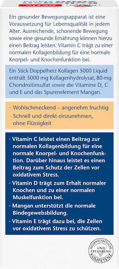 Doppelherz Collagen 5000 with Vitamin C 14 sachets Peach