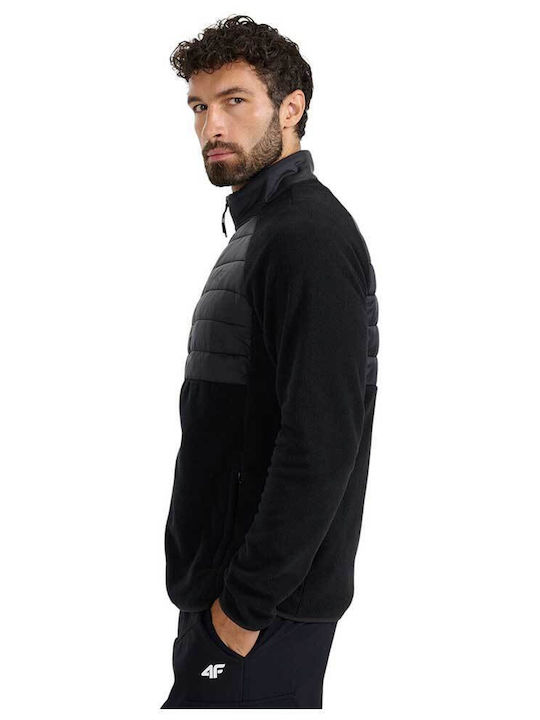 Ανδρική Ζακέτα Fleece Μαύρη