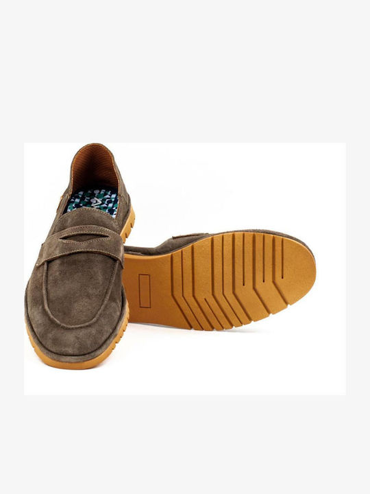 Men's Leather Loafers Brown