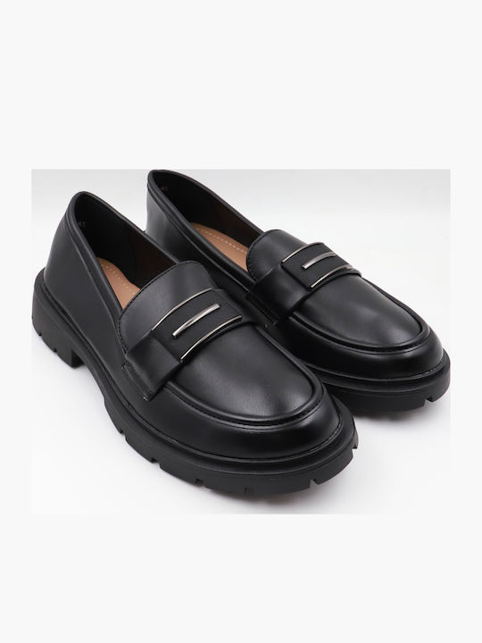 Women's Moccasins in Black Color