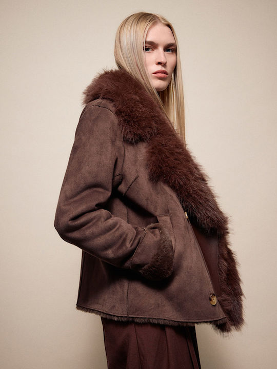 Women's Short Fur Brown