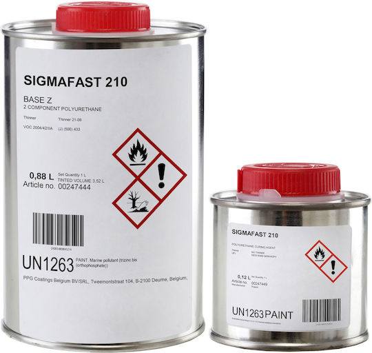 Sigmafast 210 Hs Anti-Corrosion Paint for Iron Fences 1L Ral 2009