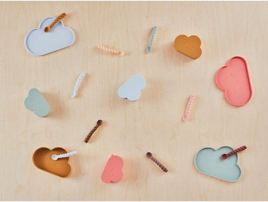 OYOY Baby Food Container Set made of Silicone Multicolour 2pcs