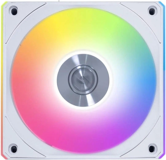 Lian Li Uni Fan CL Wireless Reverse Blade Case Fan 120mm (2100rpm) With RGB Lighting 3pcs White & Controller