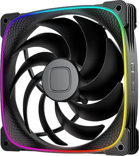Geometric Future Ventilator Pentru Carcasă Squama 140mm (2400rpm / 91.15cfm) Cu Iluminare RGB