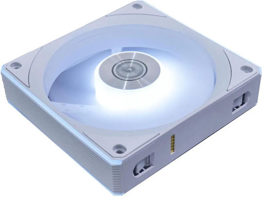 Uni Fan Cl Wireless Обратен Перка Вентилатор за Кутия 120мм с RGB Осветление Бял