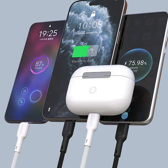 Dudao USB-C to Lightning Cable 30W Μαύρο 2m
