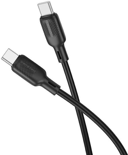 Borofone Power Datenkabel Borofone "bx113" Schnelles Lade Datenkabel Smartphone USB Typ-C Zu USB Typ-C 60W 2m Schwarz