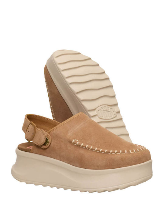 Closed Women's Slippers Brown
