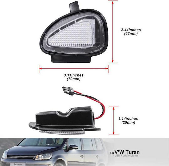 Carner Flash Led for Mini Cabrio Volkswagen Golf / Touran 2pcs