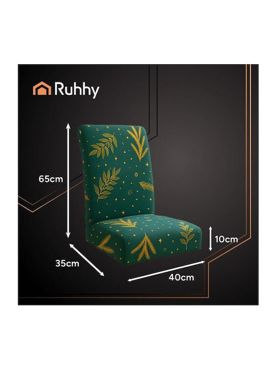 Ruhhy Chair Covers 6 Pcs Light Green 26637 18422-0
