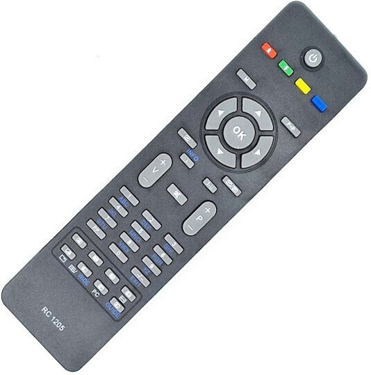 Rc-1205 Remote Control Vestel Myria Teletech Prosonic Sanyo Digihome LCD