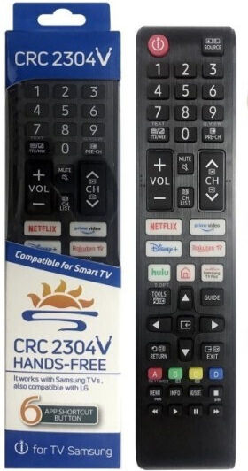 Universal Remote Control Samsung 4K LED Netflix Rakuten Disney Primevideo Models 2017-2024