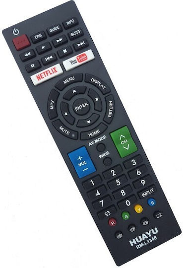 Telecomandă Rm-l1346 Sharp Led Netflix Youtube