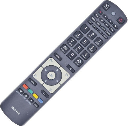 Rc5112 Kntech Remote Control Lcd Led Sharp Hitachi Vestel Telefunken