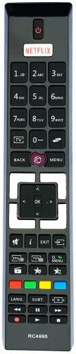 Rc4995 Дистанционно Управление Lcd Led Hitachi Telefunken Techwood Digihome Horizon Nei Netflix