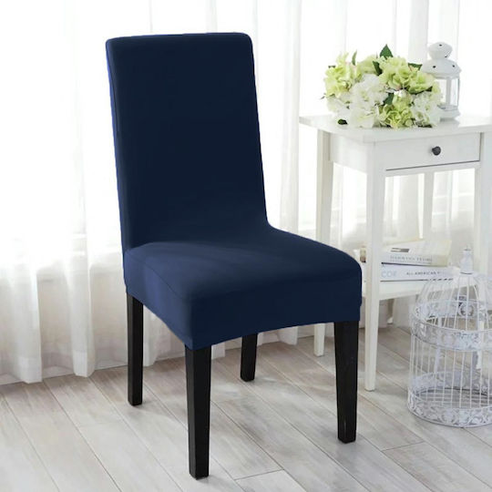 Alista Home Husă Elastică Scaun Navy Blue 48εκ. 1buc AVX-AG730A