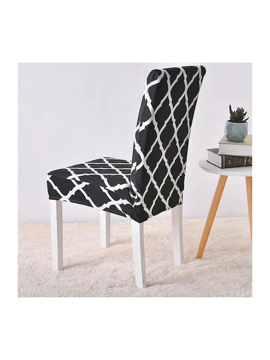 Alista Home Husă Elastică Scaun Negru 1buc AVX-AG863