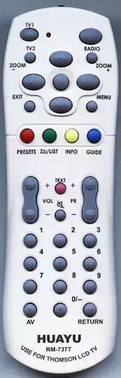 Rm-737t Remote Control Thomson Lcd